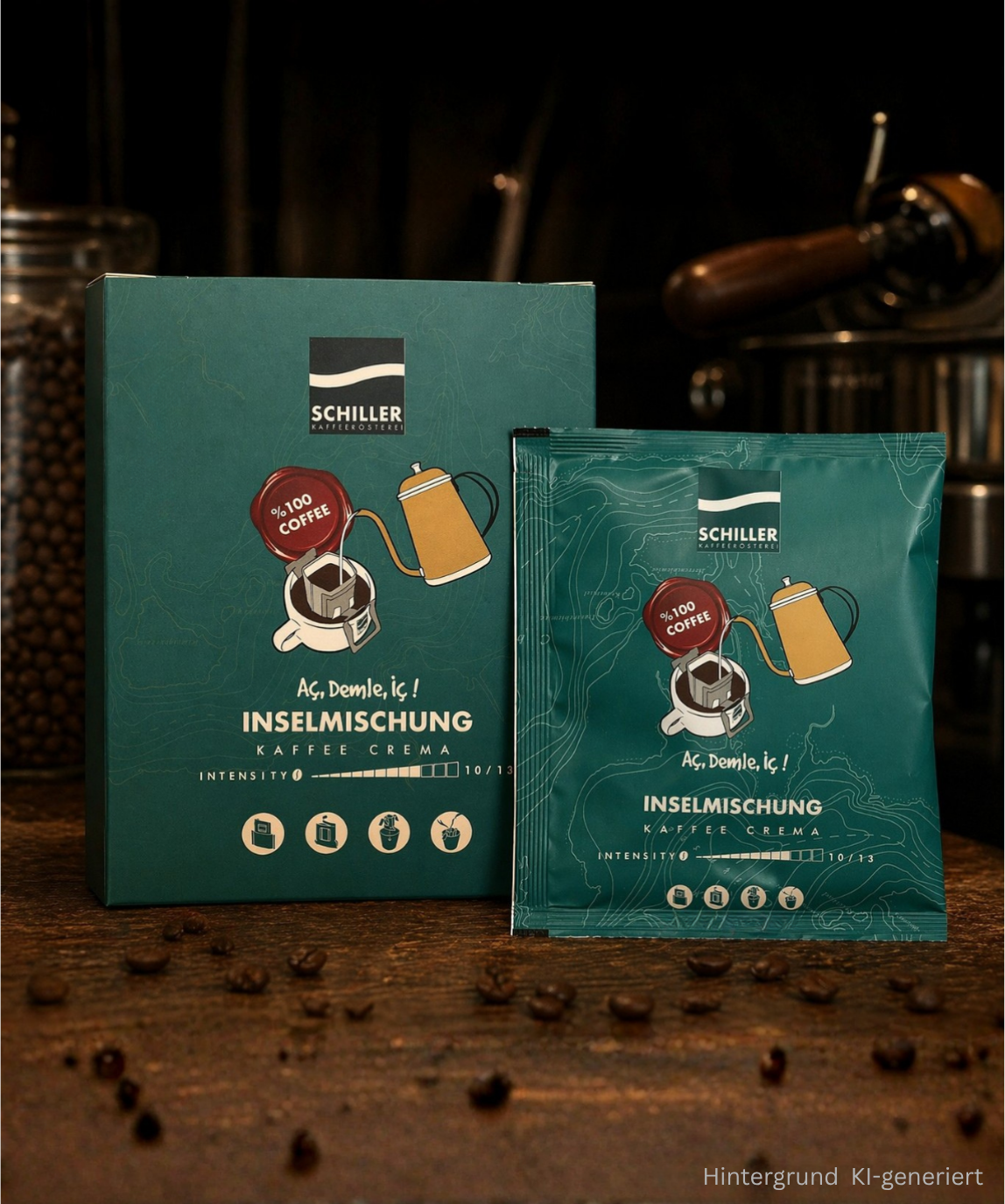 Inselmischung – Kaffeebeutel zum Aufbrühen