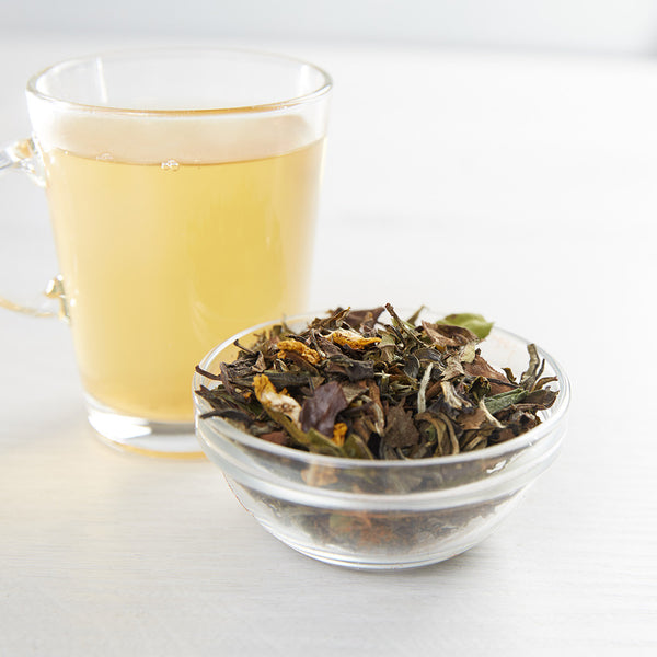 Weisser Tee mit Orange Schiller Kaffeerösterei