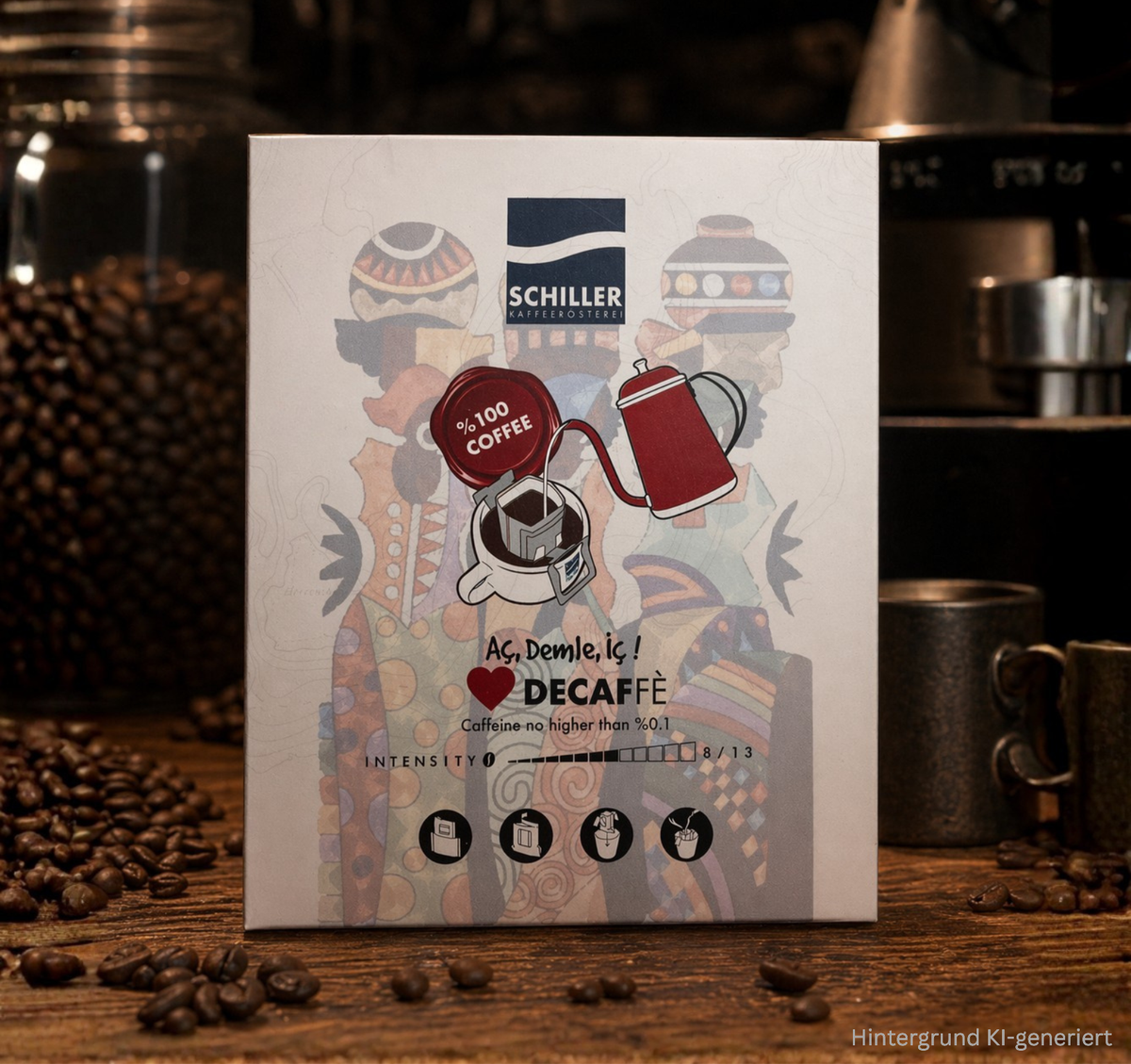 Decaffé – Kaffeebeutel zum Aufbrühen