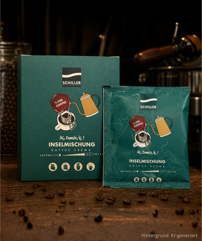 Inselmischung – Kaffeebeutel zum Aufbrühen