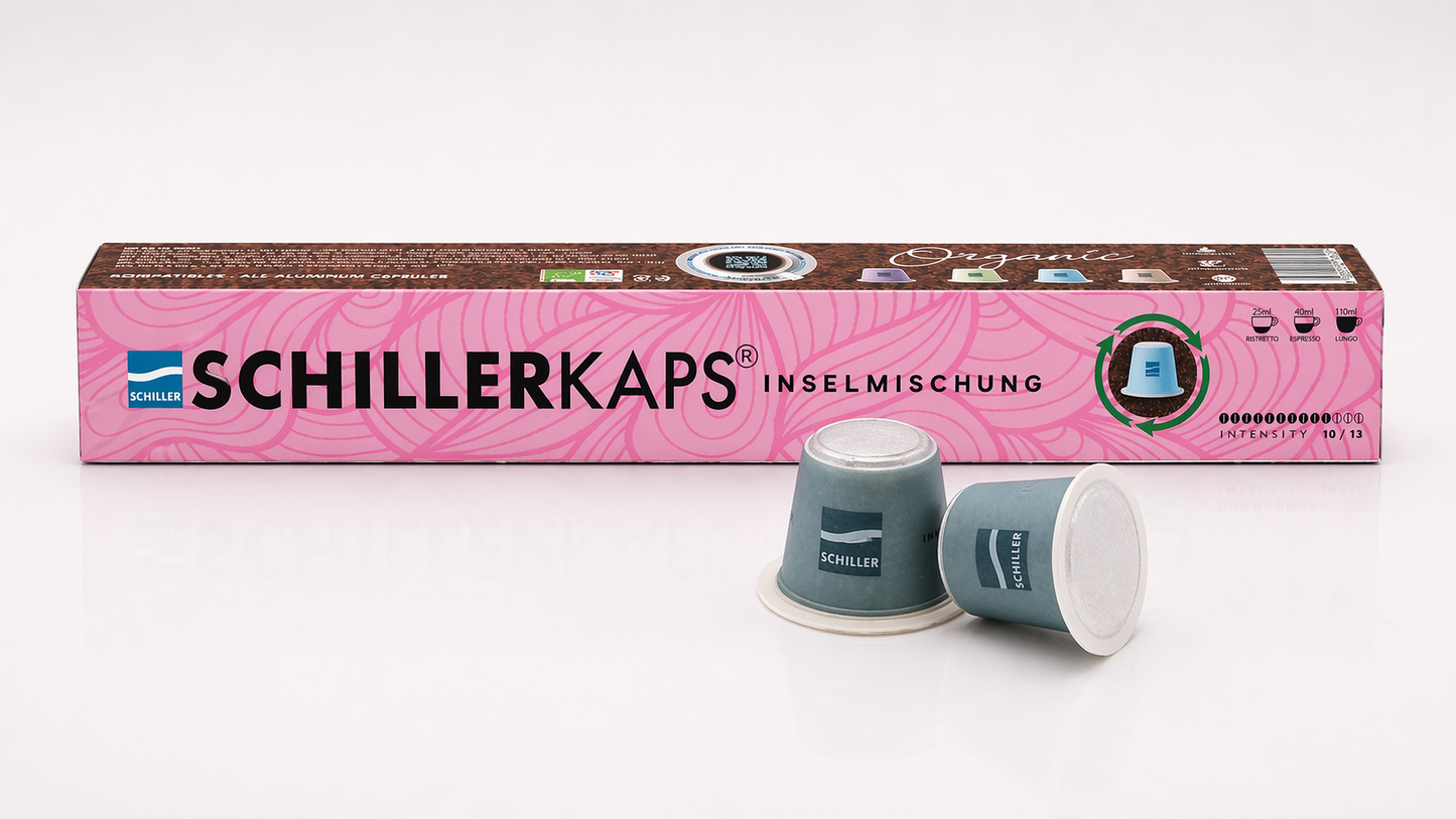 Kaffee Kapsel Inselmischung Schiller