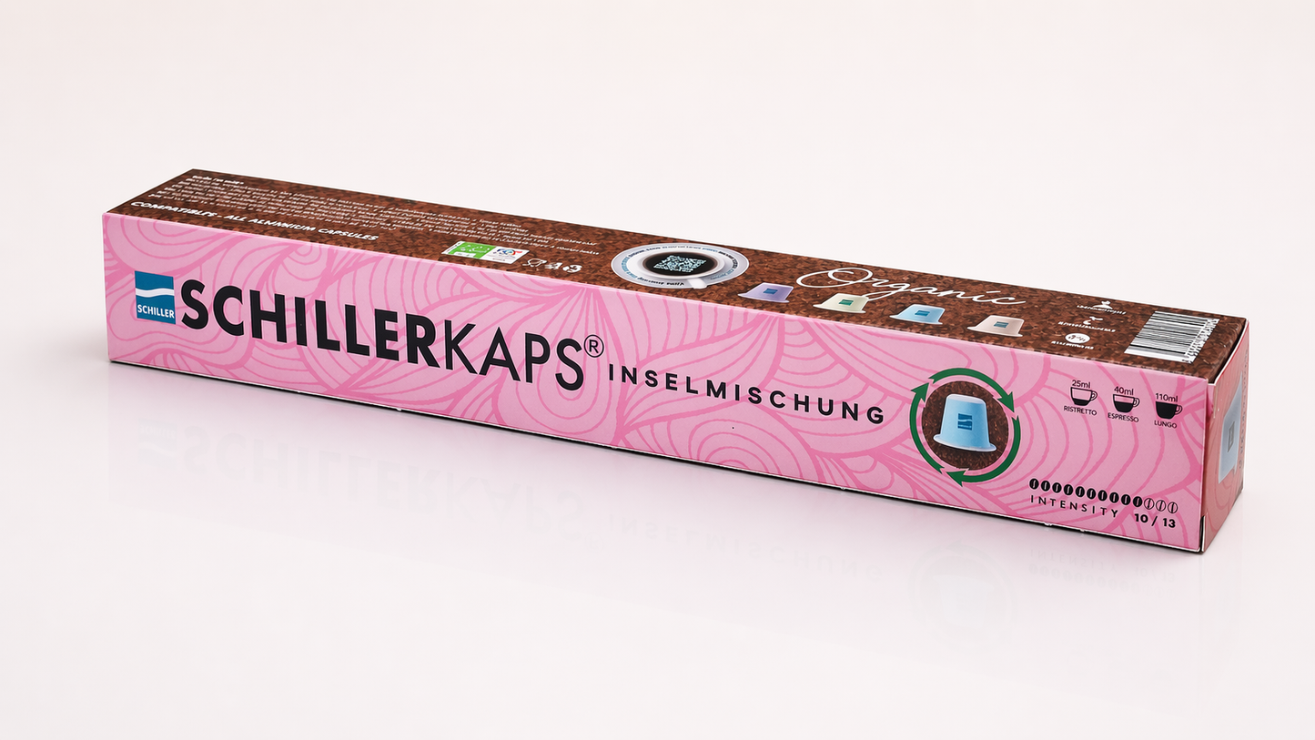Kaffee Kapsel Inselmischung Schiller