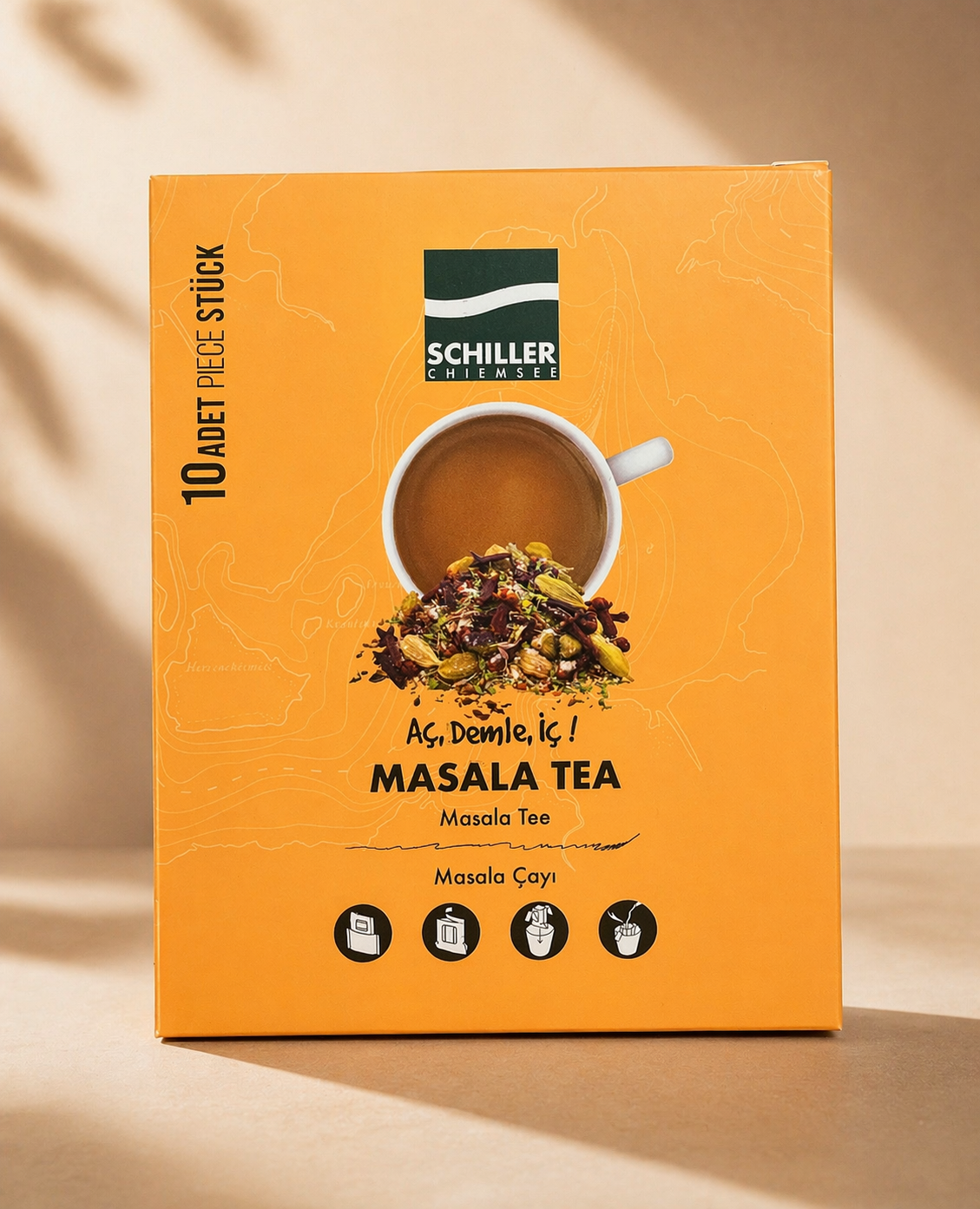 Schiller Masala Tee selbst aufbrühend