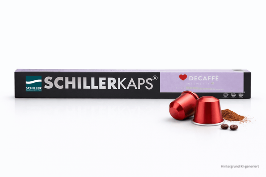 Decaf (Koffeinfrei) Aluminium Kaffeekapseln