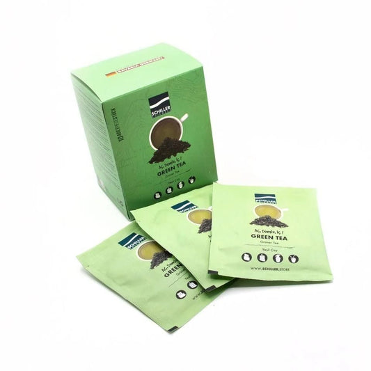 Schiller Selbstaufbrühender Kräutertee Grüner Tee – 10er Pack