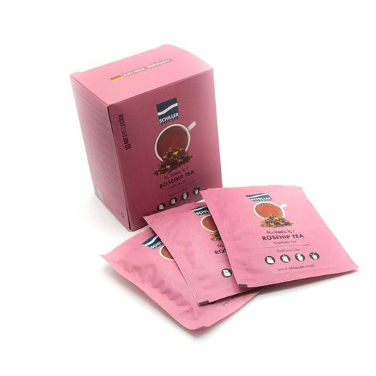 Schiller Selbstaufbrühender Kräutertee Hagebutten-Früchtetee – 10er Pack