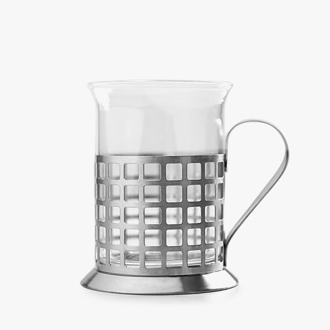 Schiller Teeglas Kariert